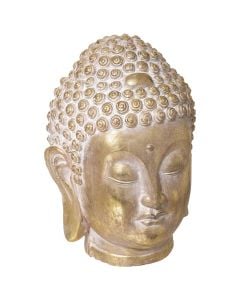 Decorative object, Buddha, magnesium oxyde, gold, Ø23.5 xH34 cm