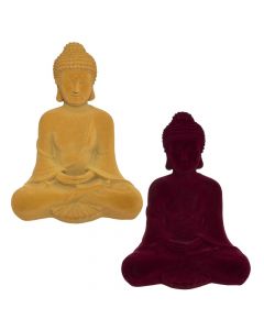Decorative object, Buddha, polyresin, assorted, 17.5x11.5xH22 cm