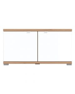 Hall unit cabinet, Tenerife, melamine, artisan oak/white, 86.5x40xH45.5 cm