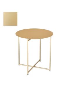 Side table, Mikki, golden, Ø40 xH40 cm