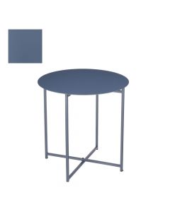 Side table, blue, Ø40 xH40 cm