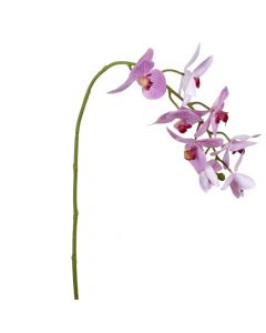 Lule artificiale, Orchide, plastike, rozë, 71 cm