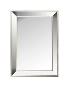 Pasqyrë, Beveled, alumin/xham, argjend, 82x1.5xH112 cm