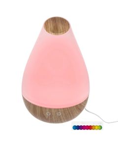 Difuzor për vajrat esencial, me led, polipropilen/abs, e bardhë, 15.8xH22 cm