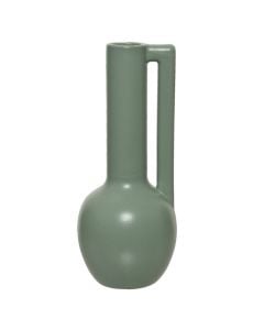 Vazo dekorative, porcelani, jeshile, Ø10.5xH25 cm