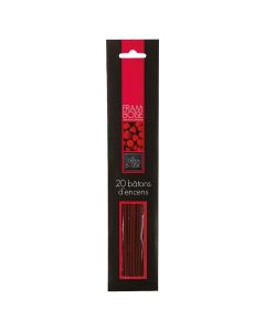 Air freshener, 20 sticks, raspberry scent, oil/wood, red, 0.2xH25 cm