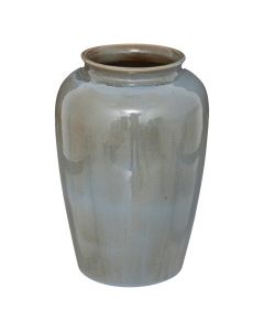 Vazo dekorative, Seav, qeramikë, gri, 20xH29.5 cm