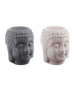 Objekt dekorues, Buda, me mbajtës aromatizuesi, dolomit, shumëngjyrëshe, 9x10xH11,5 cm