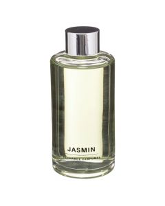 Rimbushës për aromatizues ambienti, Jasmine, me aromë lulesh, xham/vaj, jeshile e lehtë, 200 ml, Ø6xH13 cm