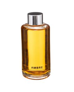 Rimbushës për aromatizues ambienti, Amber, me aromë lulesh, xham/vaj, portokalli, 200 ml, Ø6xH13 cm