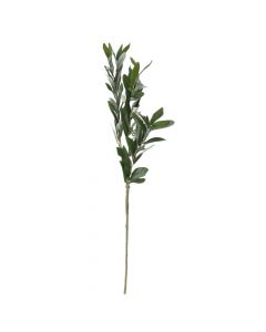 Artificial branch, Olive, plastic, green, 75.5 cm