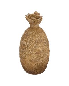 Decorative object, Pineapple, polyresine, natural, Ø14.5xH28 cm