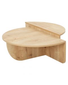 Tavolinë mesi, Neostill, melaminë, natyrale, 90x90xH35 cm