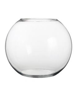 Decorative vase, Babet, glass, transparent, Ø31xH40 cm