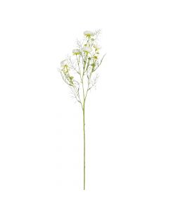 Lule artificiale, Ranunculus, plastike, krem, 74 cm