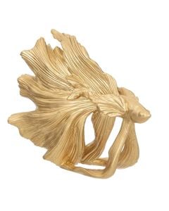 Decorative object, Gold Fish, polyresin, gold, 11x3.5xH12 cm