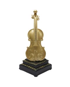 Objekt dekorativ, Violinë, rezin, floriri, 16x16xH28.5 cm