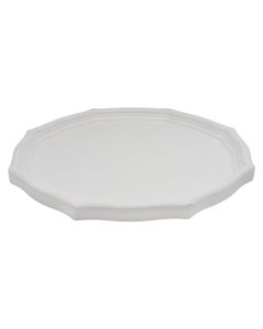 Decorative object, resine, white, 30 cm