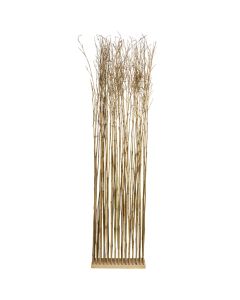 Room screen divider, bamboo, natural, 50xH200 cm