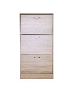 Shoe cabinet, melamine, Modern Ork, 60x24xH116 cm