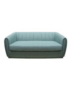 Sofa, textile upholstery, wooden strucure, green, 190x94xH75 cm