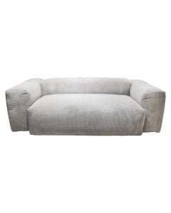 Sofa, textile upholstery, wooden strucure, beige, 224x110xH70 cm