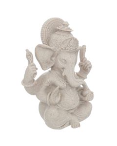 Decorative object, "Ganesh", polyresine, dark grey, 20x14.5xH25 cm
