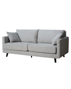 Sofa, 2-seater, textile upholestry, white, 190x90xH83 cm