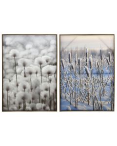 Painting, "Snow", 3.5x73x103cm