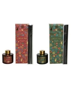 Aromatizues ambienti, vaj/qelq, e kuqe, 7.6x7.6xH22.7 cm