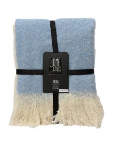 Blanket, polyester, hazy blue, 150x130 cm