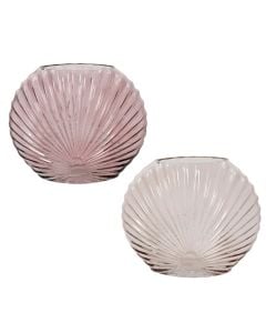 Vazo dekorative, qelqi, të ndryshme, 24x12xH20 cm