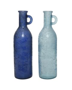 Decorative vase, glass, assorted, dia.18xH75 cm