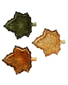 Mbajtëse qiriri, qelq, të ndryshme, Dia.14 cm