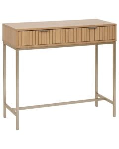 Console table, MDF, natural, 90x35xH80.5 cm