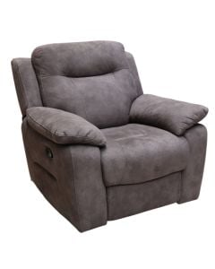 Kolltuk, tapiceri tekstili, gri e errët, 98x87xH77 cm