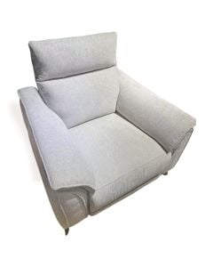 Kolltuk, tapiceri tekstili, e bardhë, 198x96xH67 cm