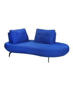 Stol, tapiceri tekstili, blu, 226x126xH91 cm