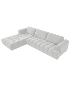 Corner sofa, left, textile upholstery, beige, 315x210xH75 cm