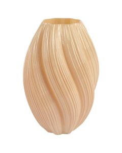 Vazo dekoruese, qelqi, kafe, Dia.18.5xH27 cm