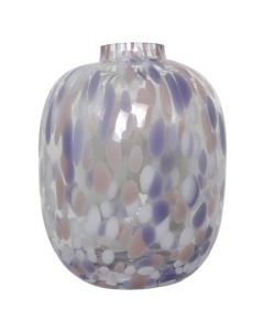 Vazo dekoruese, qelqi, transparente, Dia.20xH24.5 cm