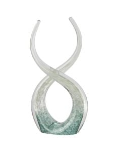 Decorative object, glass, multicolor, Dia.15.5xH33 cm