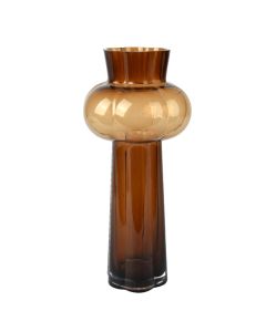 Vazo dekoruese, qelqi, kafe, Dia.16xH35 cm