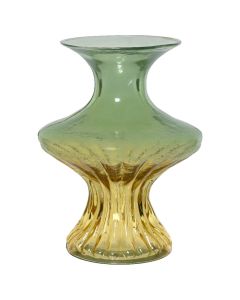 Vazo dekoruese, qelqi, shumëngjyrëshe, Dia.18xH23.5 cm