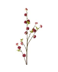 Degë peme artificiale, poliestër, e kuqerremtë, 17x5xH100 cm