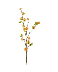 Degë peme artificiale, poliestër, portokalli, 17x5xH100 cm