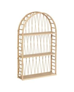 Shelf, Anahi, bamboo, natural, 45.5x11.5xH74.4 cm