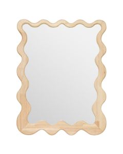 Mirror, Broke, mdf/glass, natural wood, 48x1.8xH60 cm