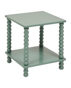 Side table, Chamlo, mdf, light green, 40x40xH45 cm