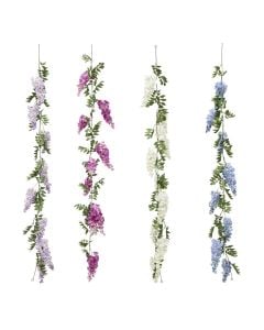 Degë peme dekoruese, Wisteria, poliestër, të ndryshme, 20x10xH178 cm